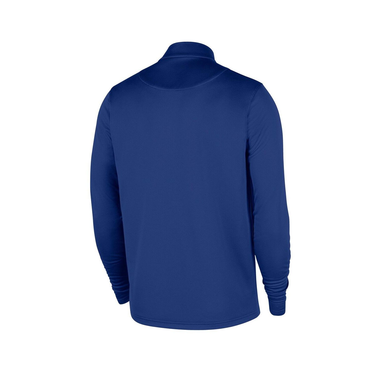 Men's Royal Golden State Warriors 2025/26 Authentic Coaches Quarter-Zip Pullover Jacket