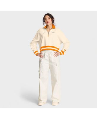 Women's Tan Tennessee Volunteers Legacy Half-Zip Sweatshirt