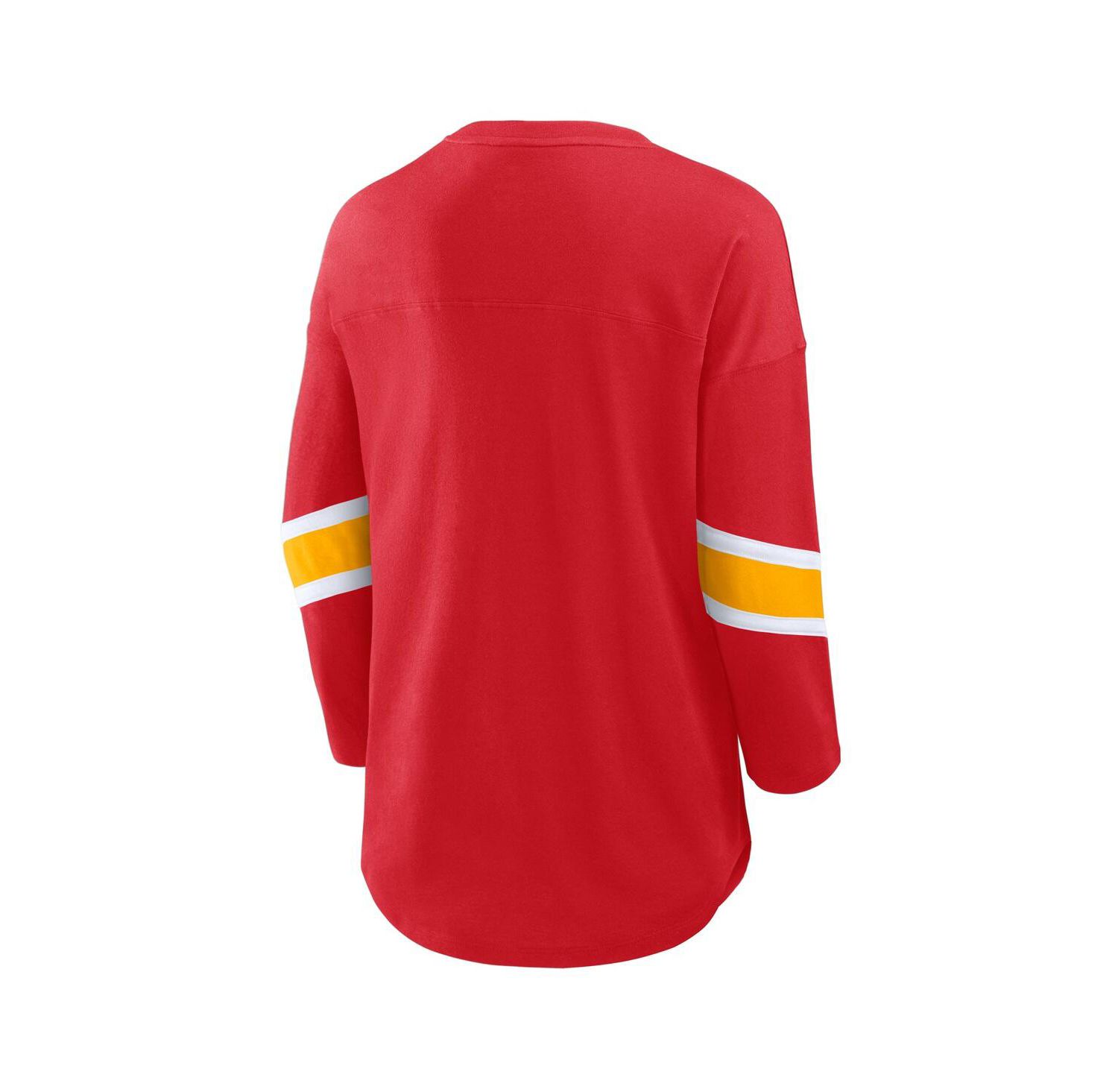 Women's Red Kansas City Chiefs Redzone 3/4-Sleeve T-Shirt