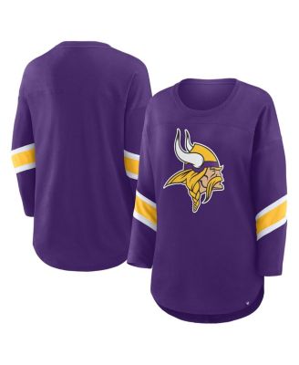 Fanatics - Women's Purple Minnesota Vikings Redzone 3/4-Sleeve T-Shirt