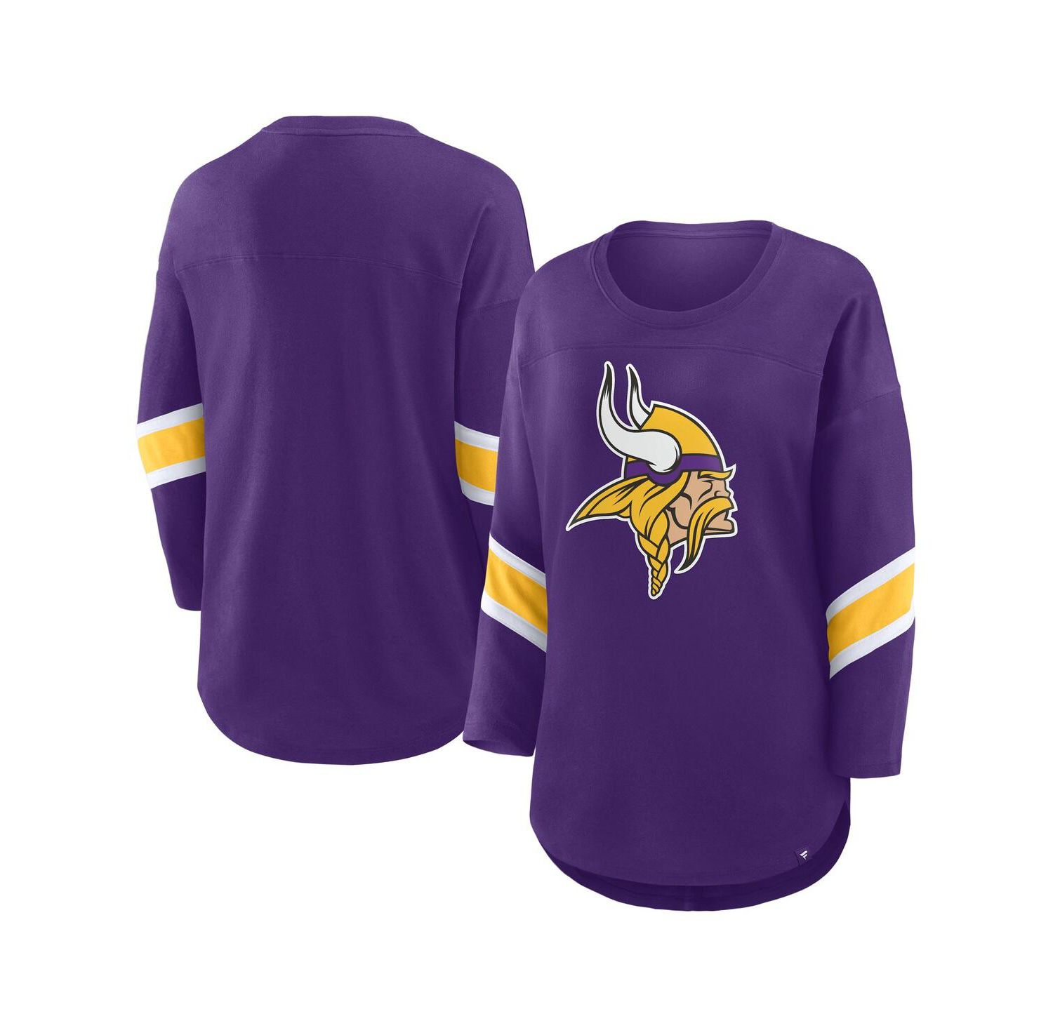 Women's Purple Minnesota Vikings Redzone 3/4-Sleeve T-Shirt