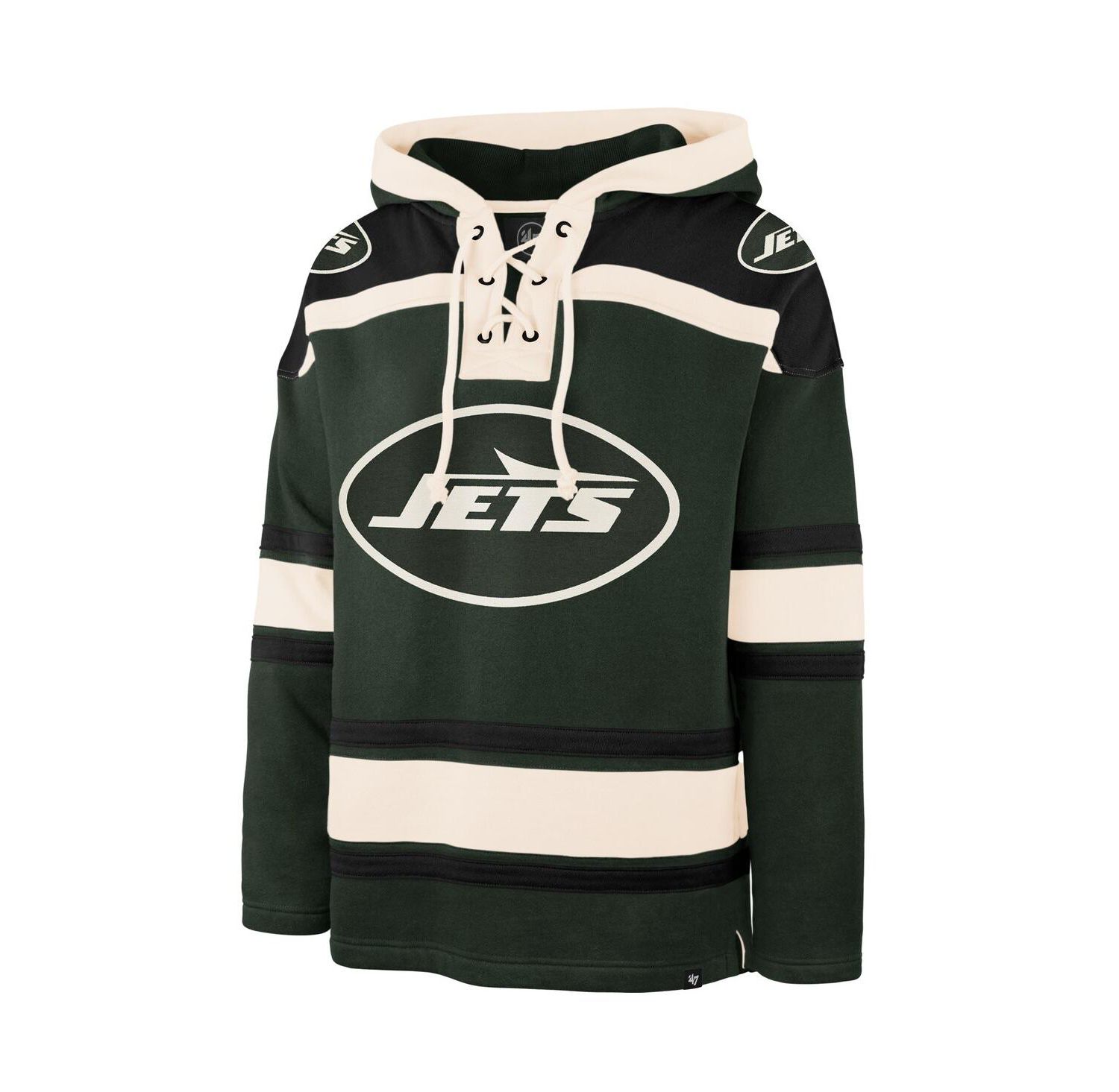 Men's Dark Green New York Jets Superior Lacer Hoodie