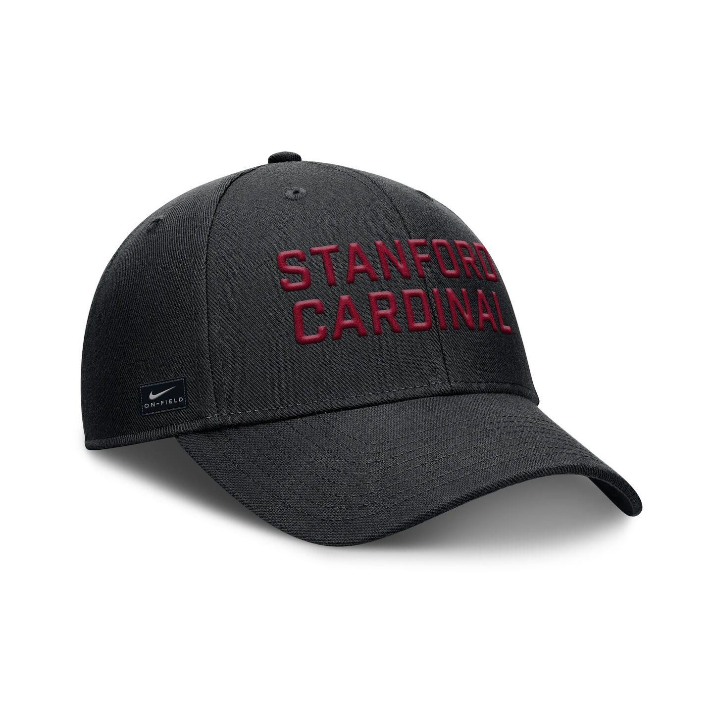 Мужская кепка Nike Black Stanford Cardinal Rise Practice Adjustable Hat — фото 3