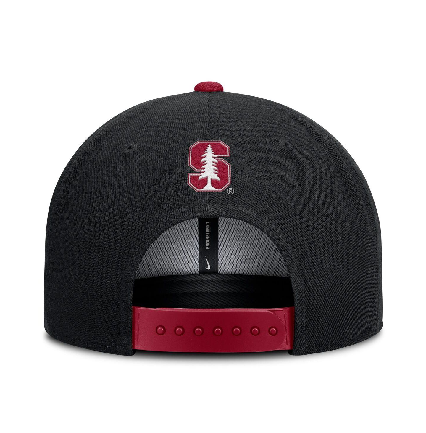 Мужская кепка Nike Black/Cardinal Stanford Cardinal 2025 On-Field Patch Pro Dri-FIT Snapback Hat — фото 4