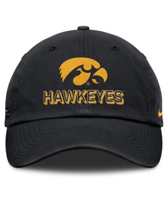 Men's Black Iowa Hawkeyes 2025 On-Field Club Adjustable Hat