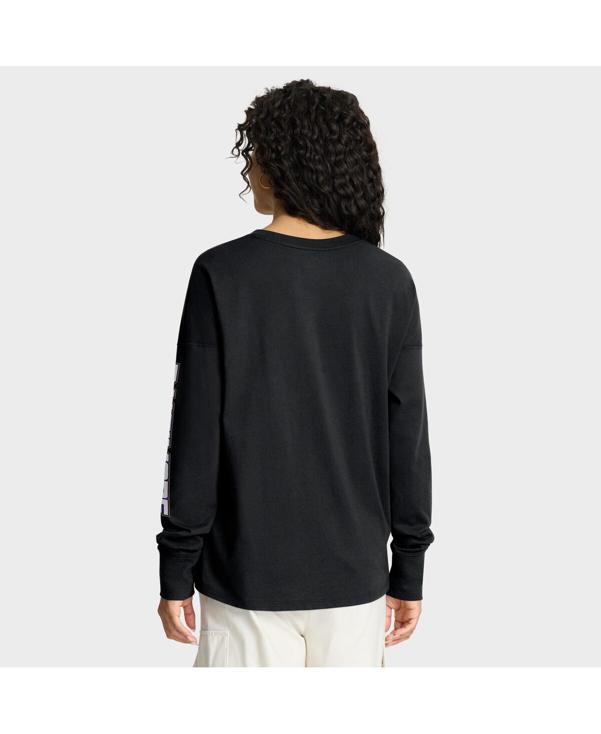 Fanatics Women's Black Baltimore Ravens Hometown Legacy Long Sleeve T-shirt In Black