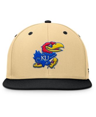 Men's Khaki/Black Kansas Jayhawks Balance Fitted Hat