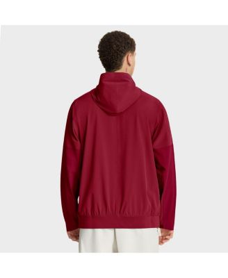 Men's Crimson Alabama Crimson Tide Anorak Half-Zip Hoodie Jacket