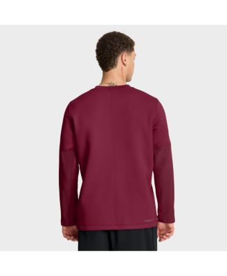 Men's Garnet Florida State Seminoles 2025 Sideline Coach Performance Long Sleeve T-Shirt