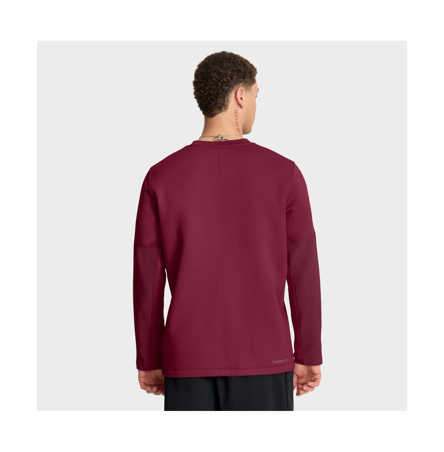 Мужская футболка Nike Garnet Florida State Seminoles 2025 Sideline Coach Performance Long Sleeve — фото 2