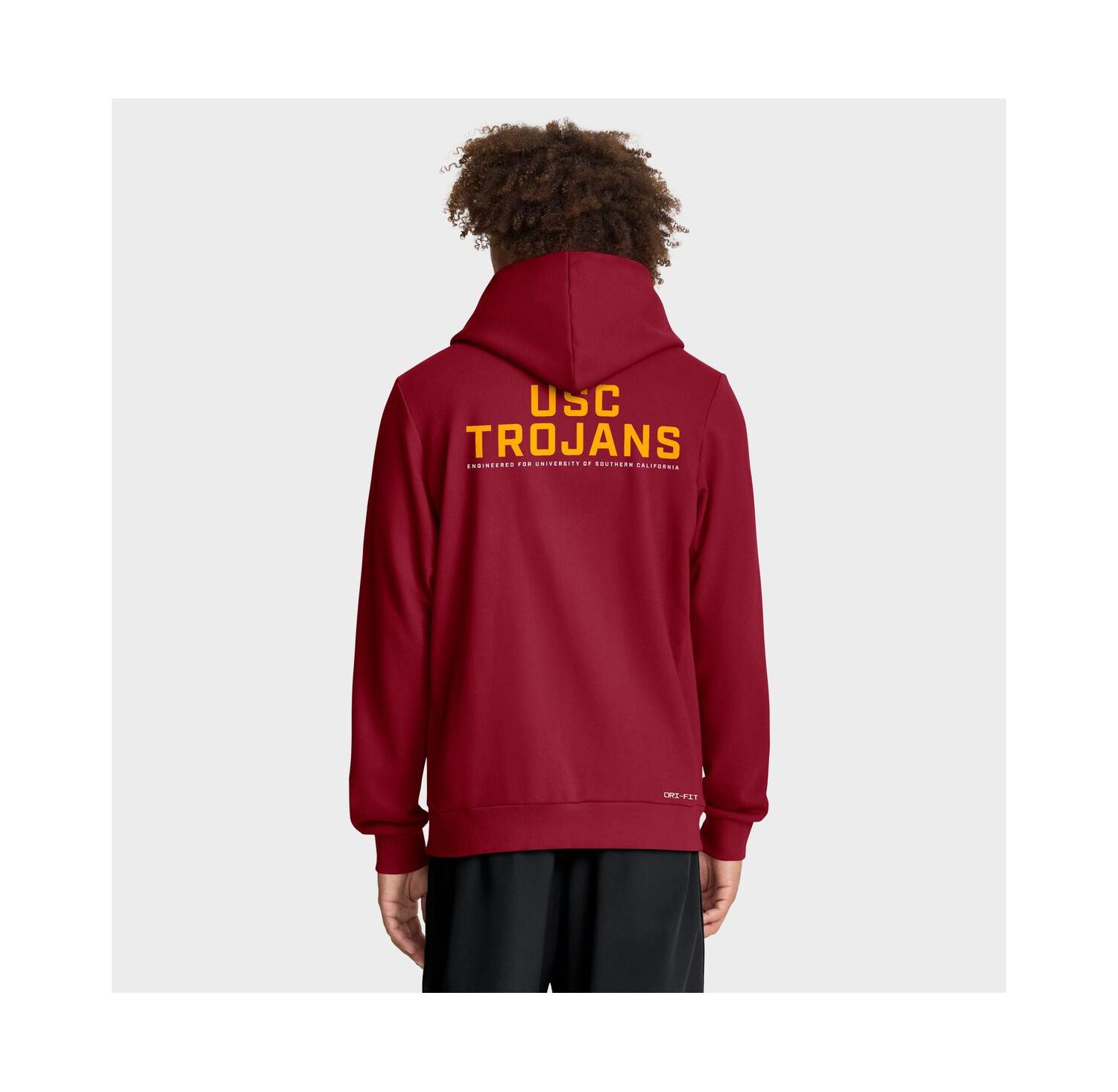 Men's Cardinal USC Trojans 2025 Sideline Standard Issue Dri-FIT Full-Zip Hoodie