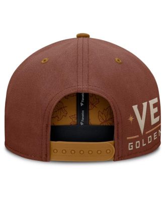 Men's Brown Vegas Golden Knights Fall Leaves Acreage Snapback Hat