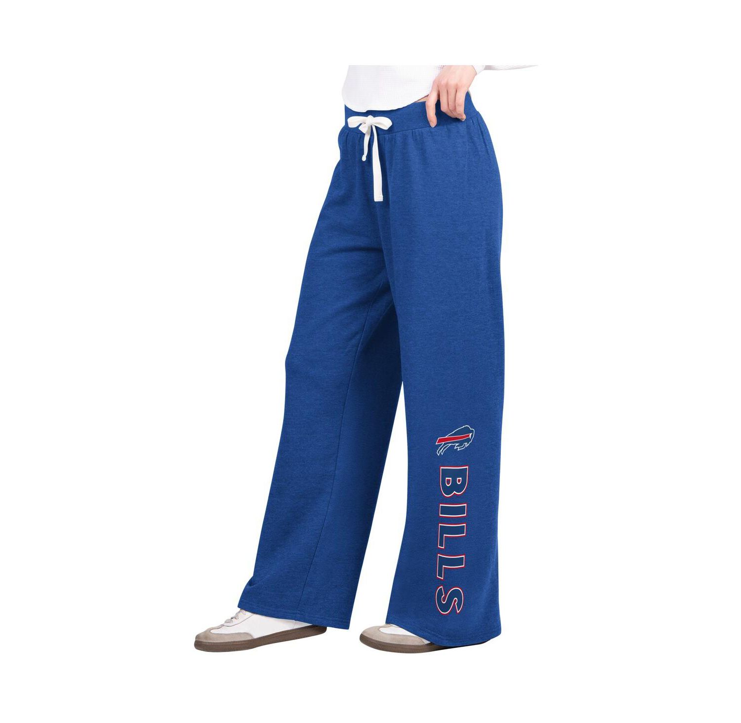 Women's Royal Buffalo Bills Field Wide Leg Sweatpants
