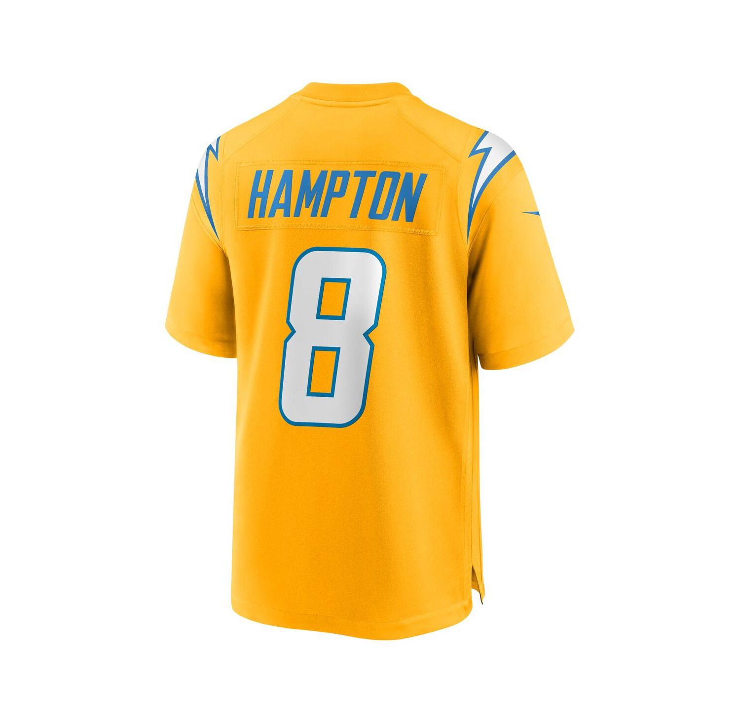 Men's Omarion Hampton Gold Los Angeles Chargers Alternate Charger Power Game Player Jersey