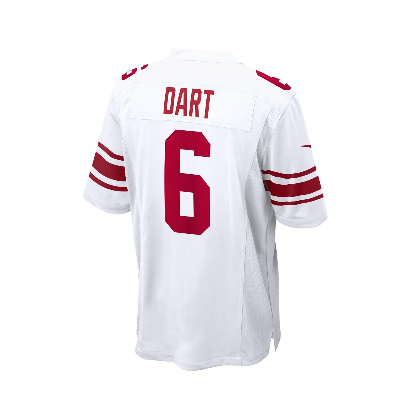 Мужское игровое джерси Nike Jaxson Dart New York Giants, White — фото 3