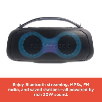 Bluetooth Speaker 20W IPX5 Black/Grey RGB 3600mAh