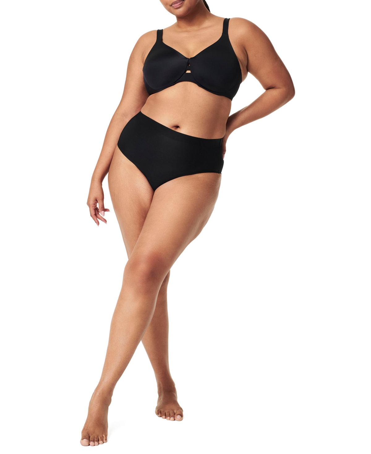 Spanx Sheer Power Control Bikini Briefs In Black