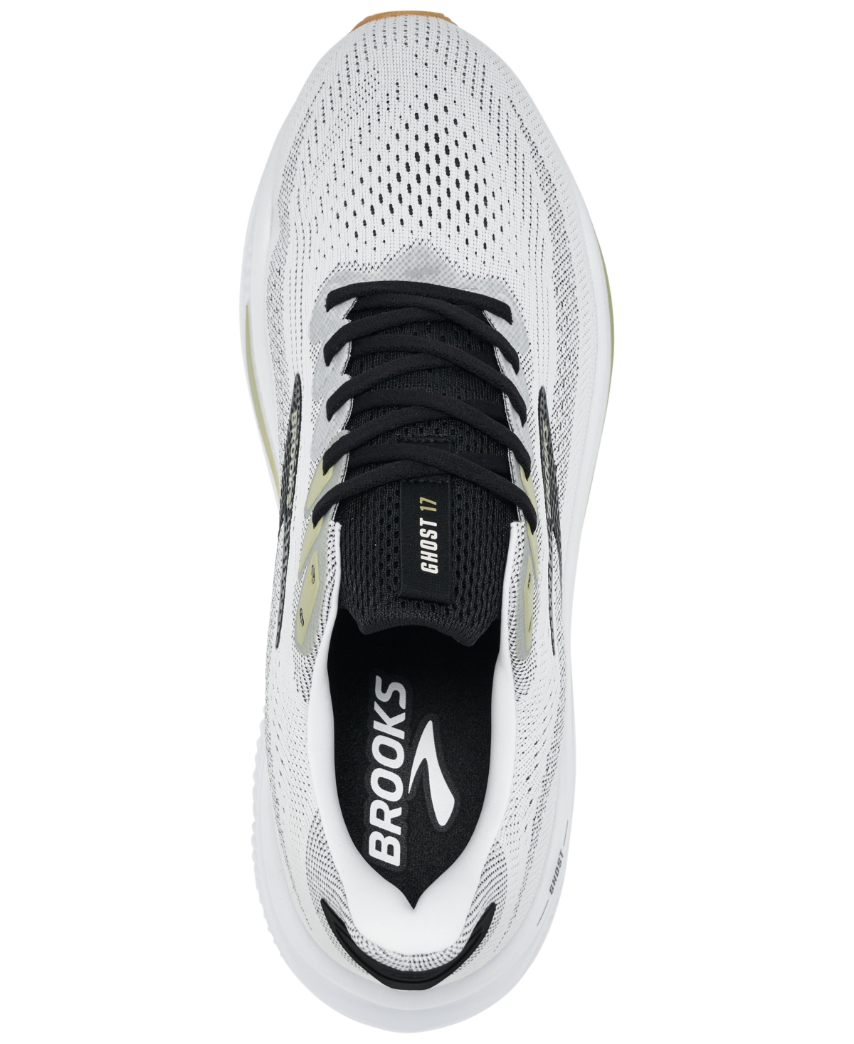 Brooks Men's Ghost 17 Running Sneakers From Finish Line In Gray