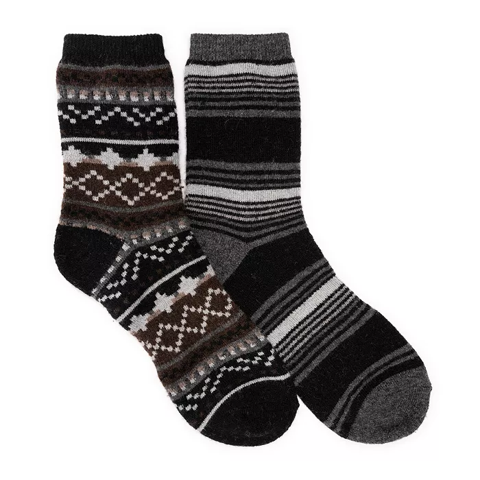 Men's Wool 6 Inch Socks (2 Pair Pack) - thumbnail 3
