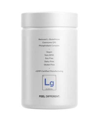 Liposomal Glutathione+ Supplement - 1000 mg Reduced L-Glutathione Pills, Ascorbic Acid, CoQ10, Skin & Antioxidant Support, 120 Capsules