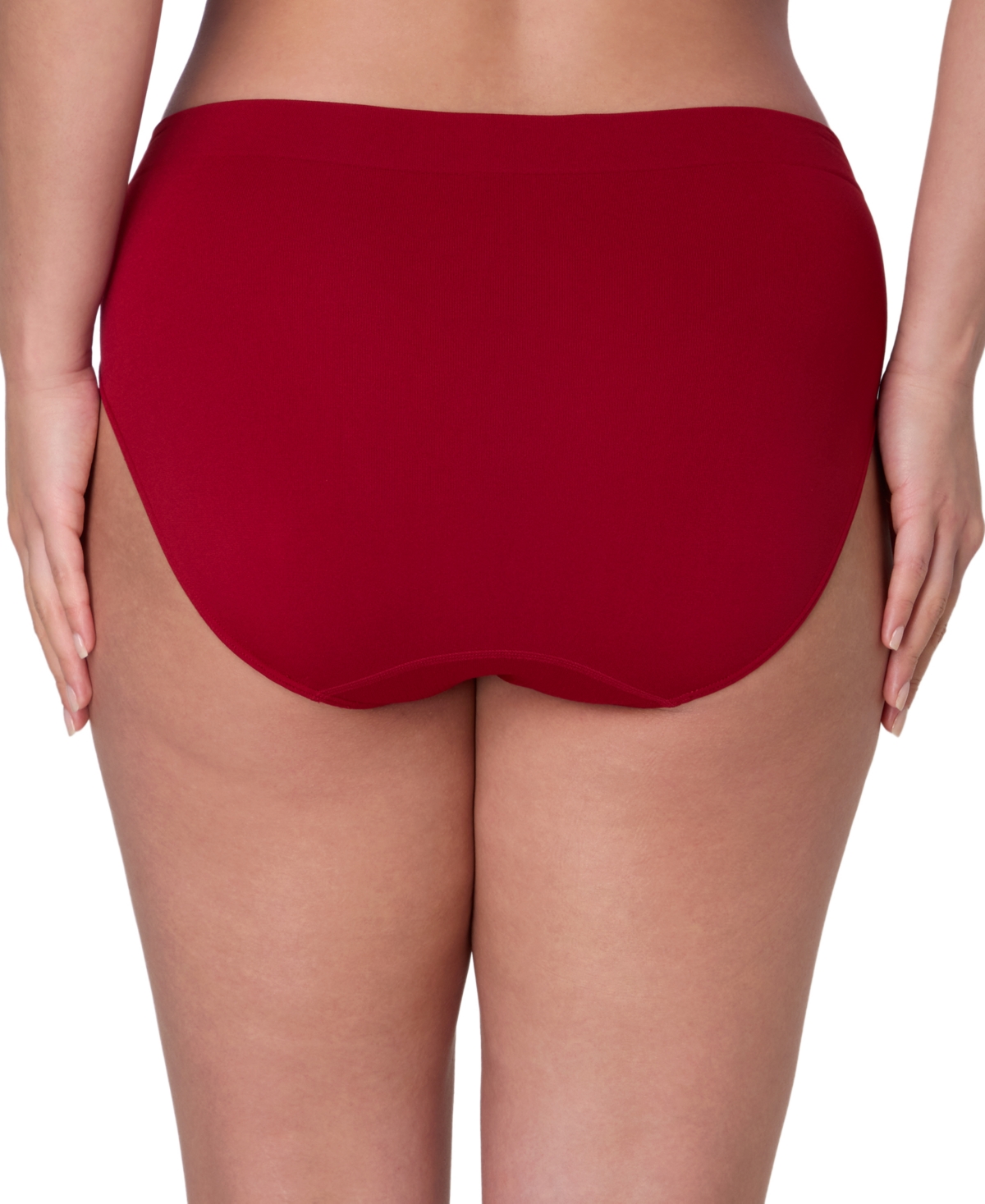 Bali One Smooth U All-over Smoothing Hi Cut Brief Underwear 2362 In Red