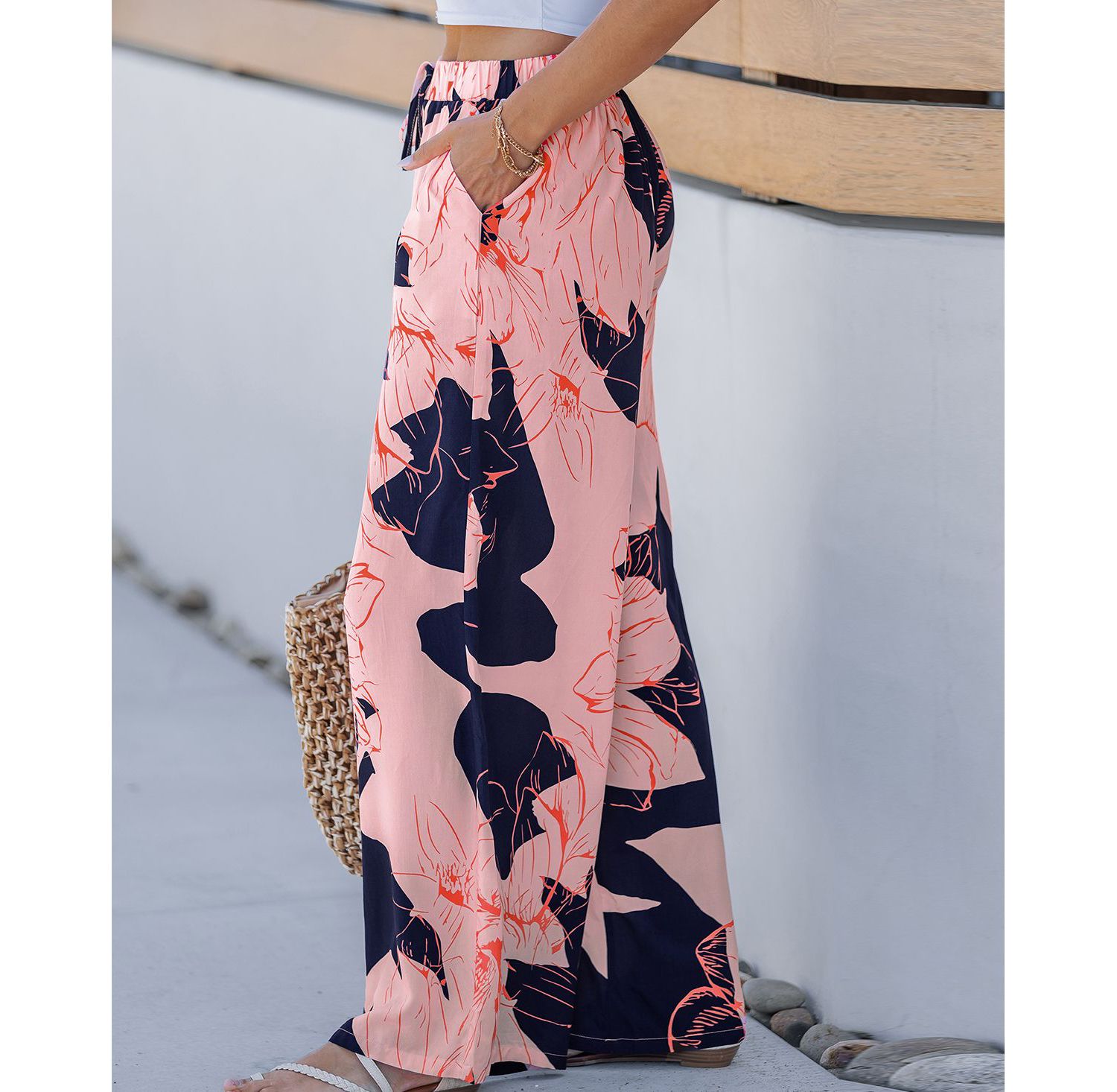 Women's Simple Days Floral Pants