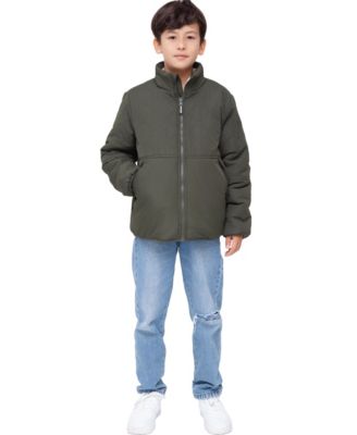 Little and Big Boys' Reversible Lightweight Fleece Jacket