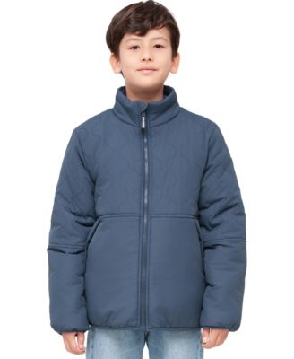 Little and Big Boys' Reversible Lightweight Fleece Jacket