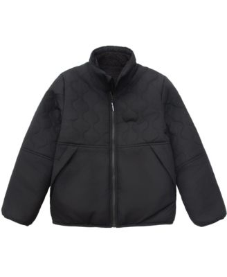 Little and Big Boys' Reversible Lightweight Fleece Jacket