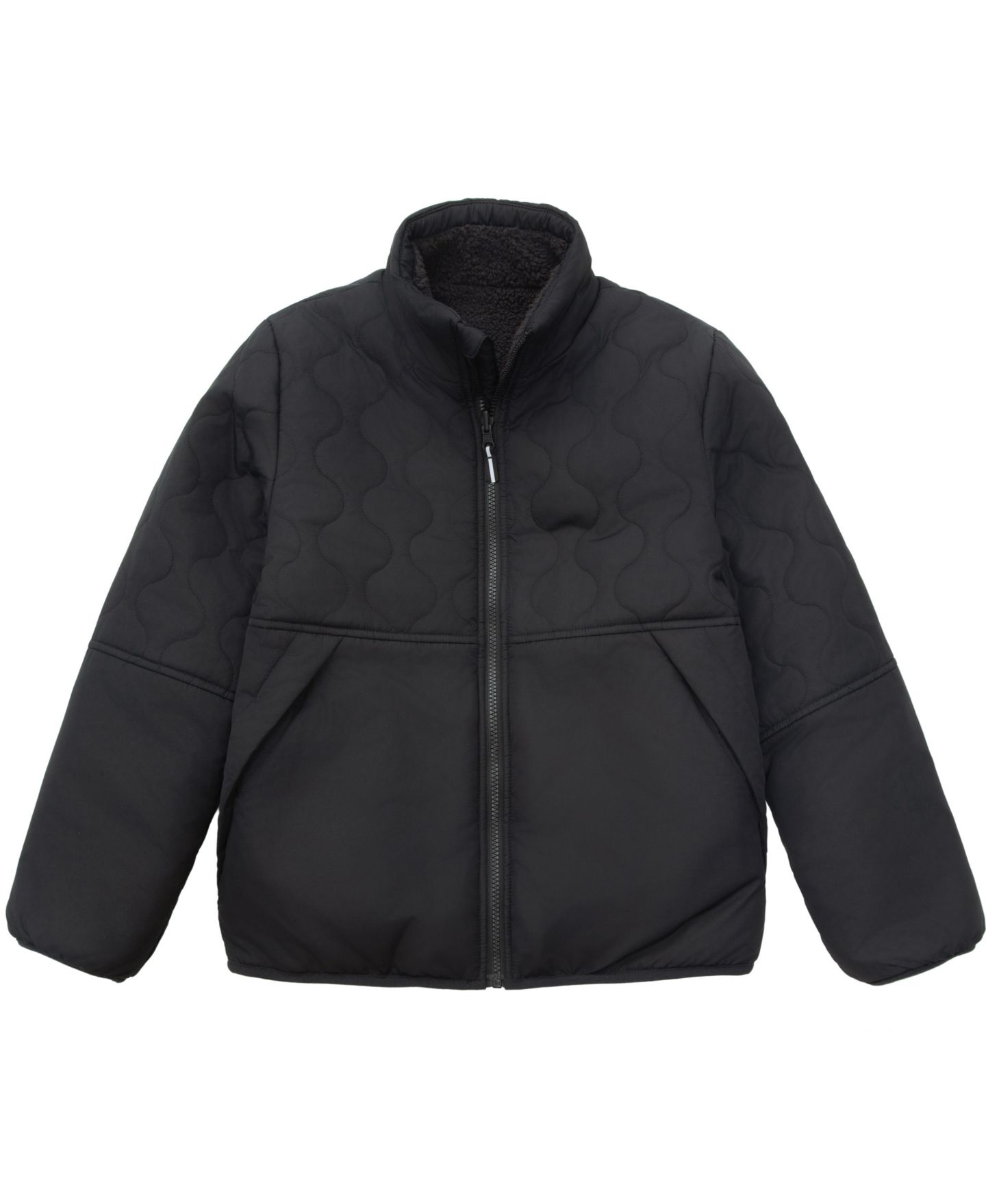 Куртка Rokka&Rolla Reversible Lightweight Fleece для мальчиков, цвет: Чёрный — фото 5