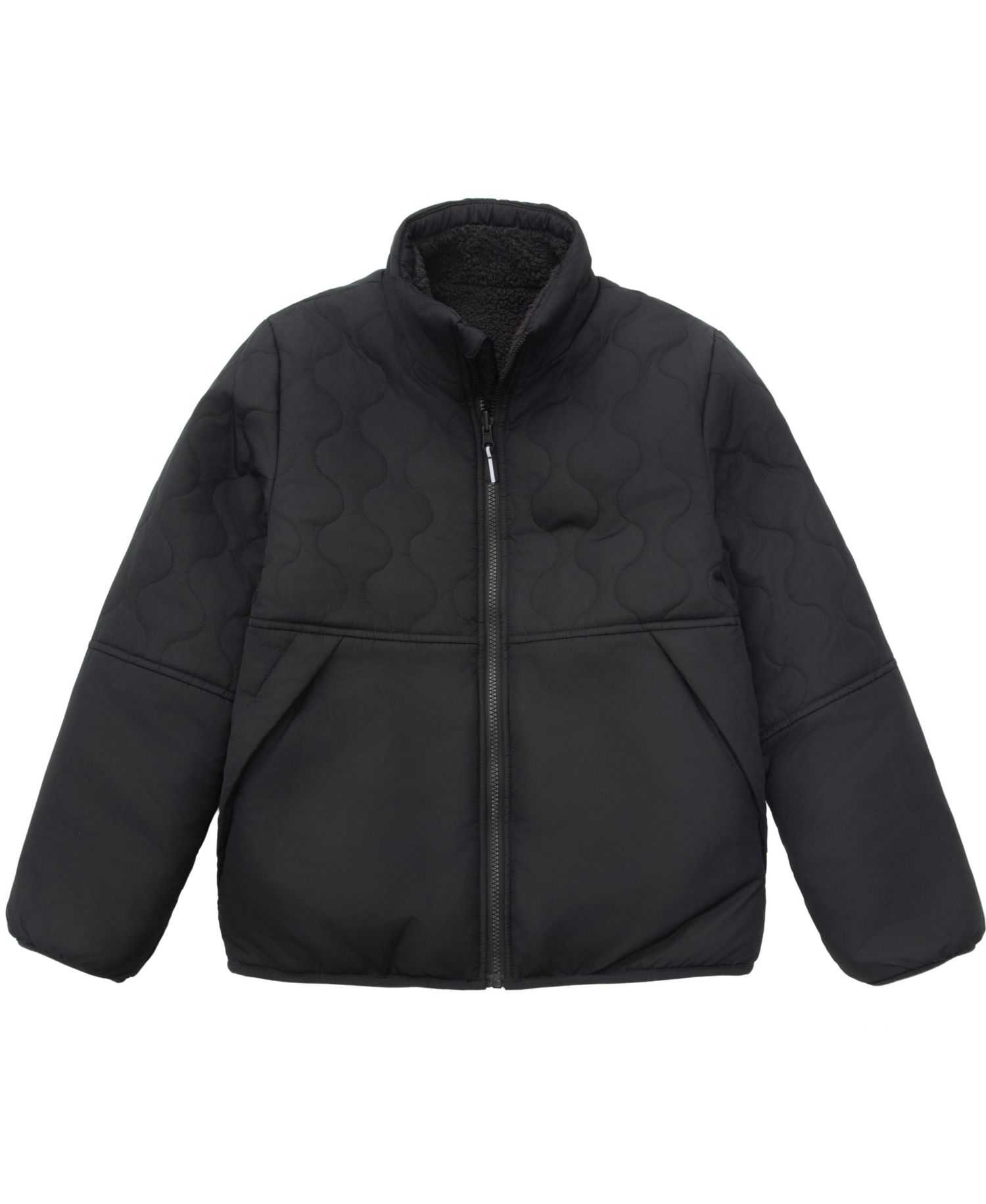 Little and Big Boys' Reversible Lightweight Fleece Jacket