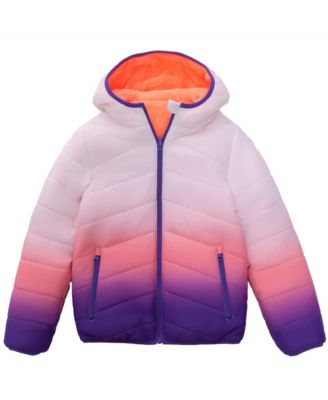 Little and Big Girls' Reversible Fleece Jacket