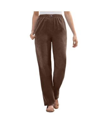 Plus Size Tall 7-Day Corduroy Straight-Leg Pant