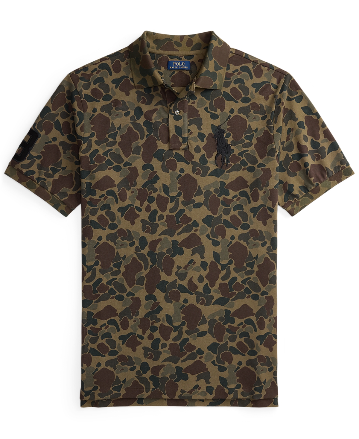 Polo Ralph Lauren Men's Big & Tall Printed Short Sleeve Shirt In Brown