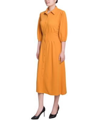 Women's Elbow Sleeve Midi Dress