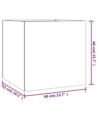 Medium Corten Steel Decorative Inlay Planter