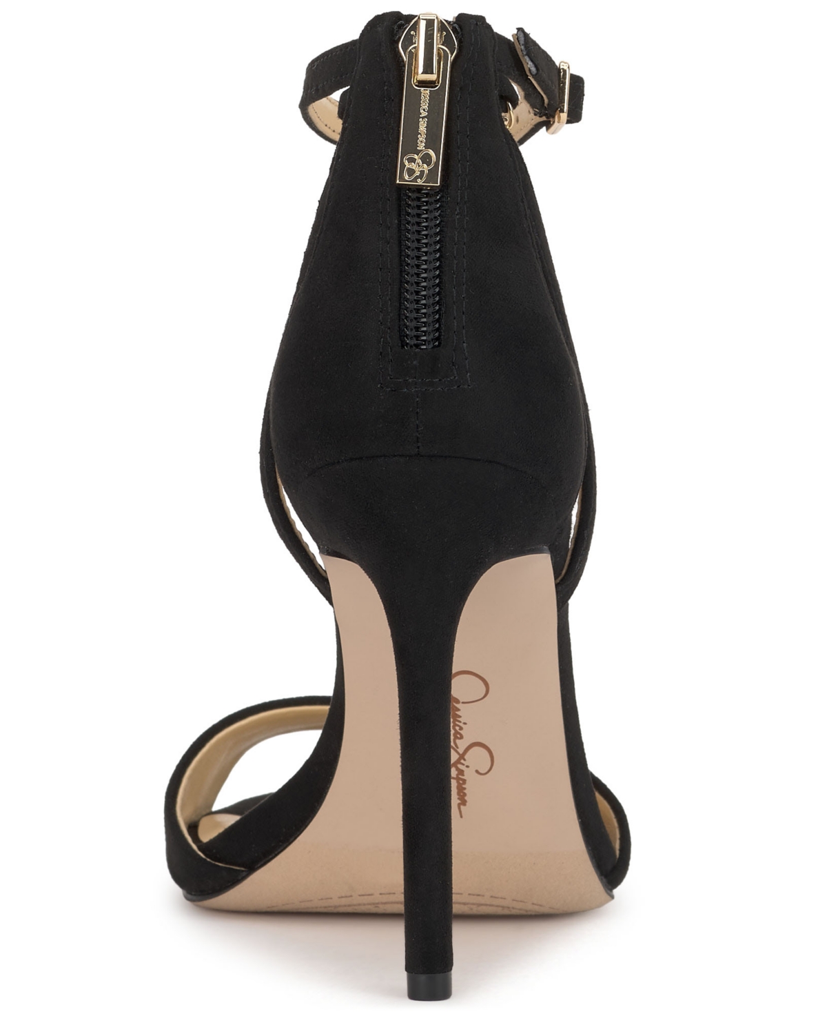 Jessica Simpson Women's Jetser Embellished Chain Dress Sandals In Black