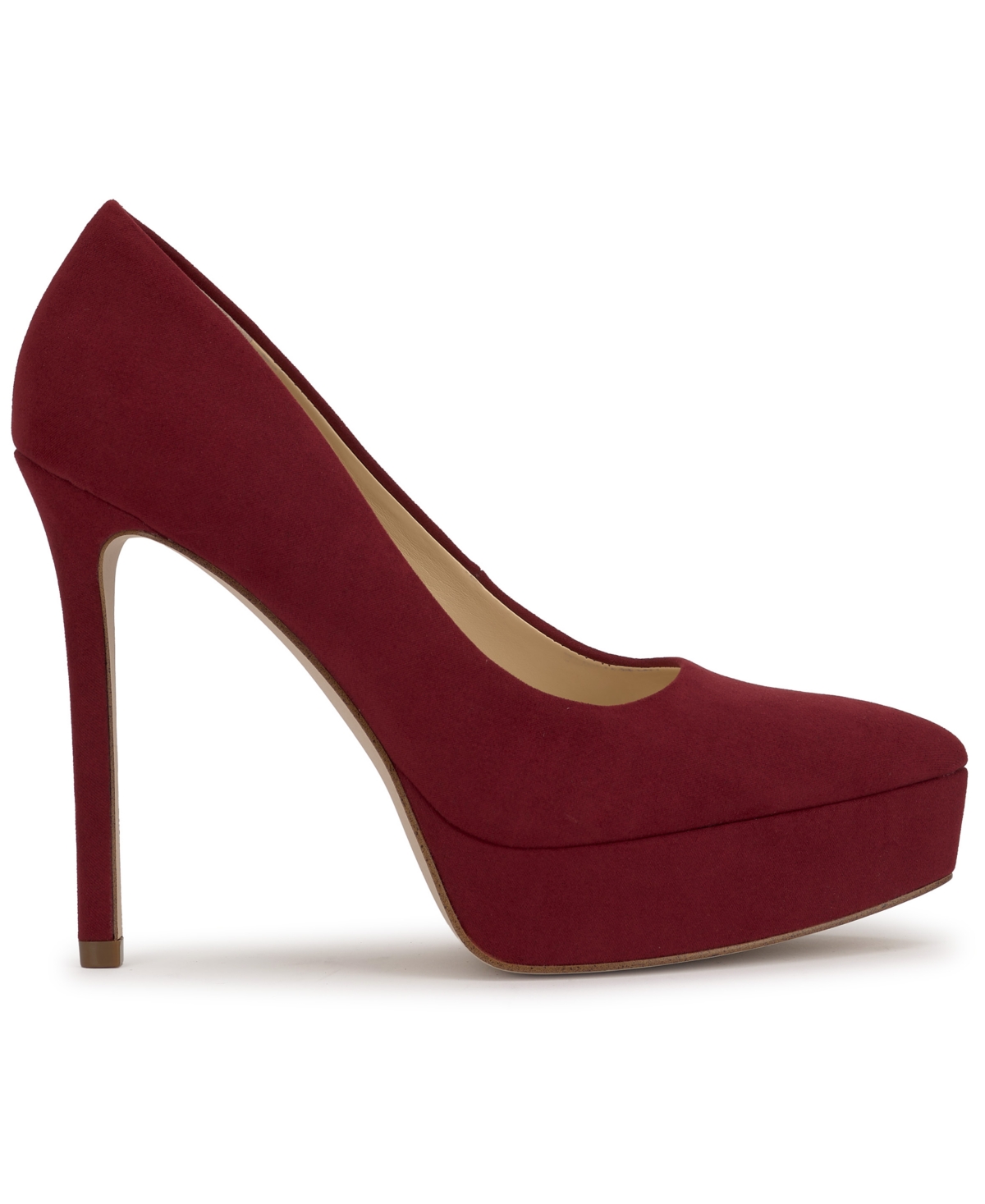 Jessica Simpson Sinelia Pointed Toe Platform Pump In Red