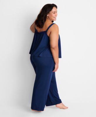 Women's Solid Fluid Knit Sleep Set XS-3X, Macy's Exclusive