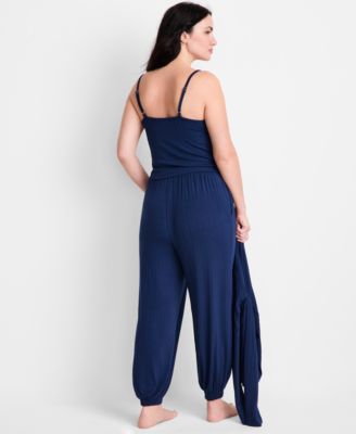 Women's Solid Knit 3-Pc. Pajama Set, Macy's Exclusive