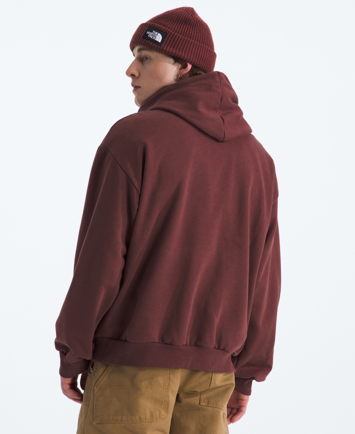 The North Face Men's Evolution Simple Dome Oversized Hoodie In Red