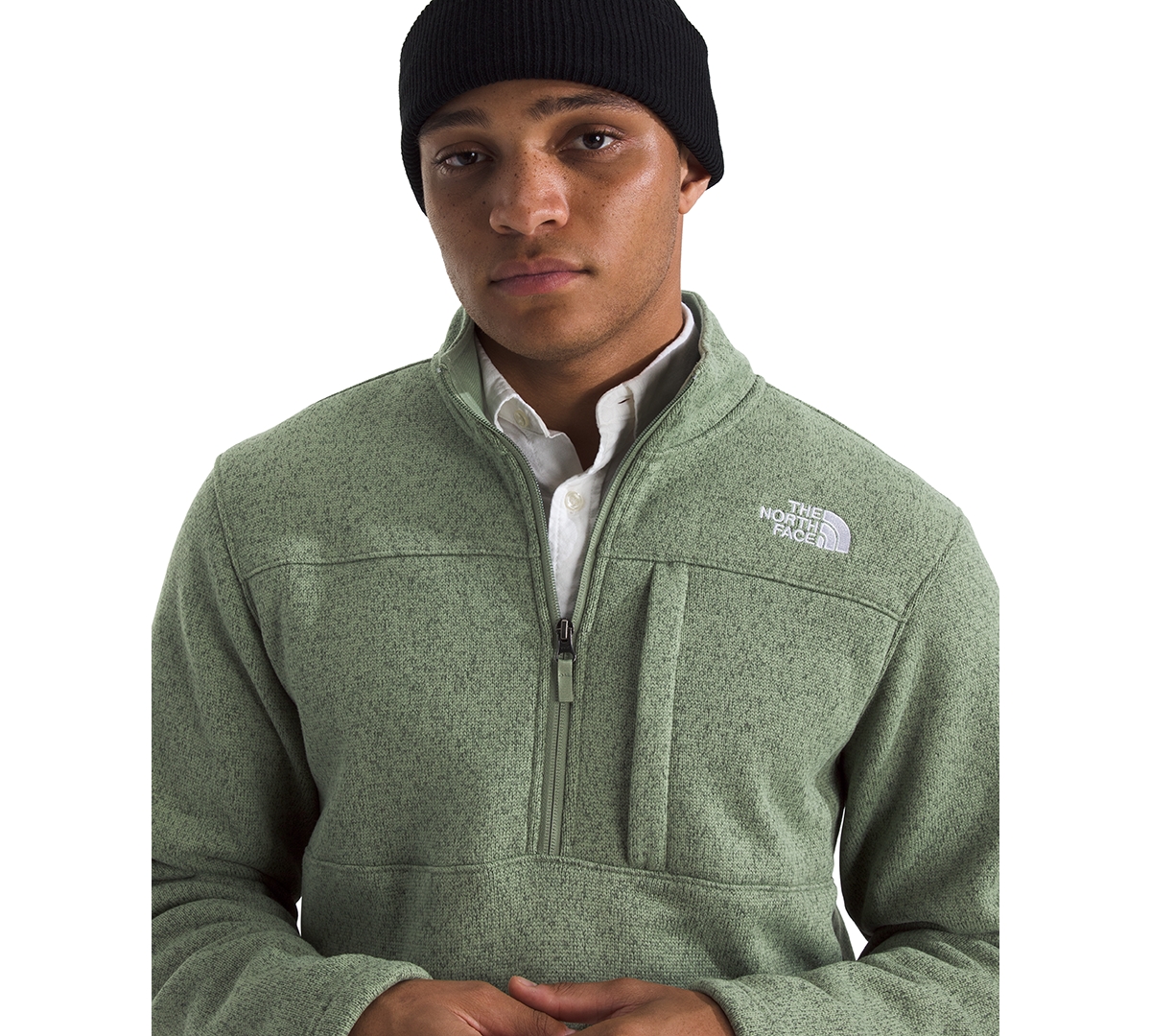The North Face Men's Gordon Lyons Quarter Zip Jacket In Animal Print