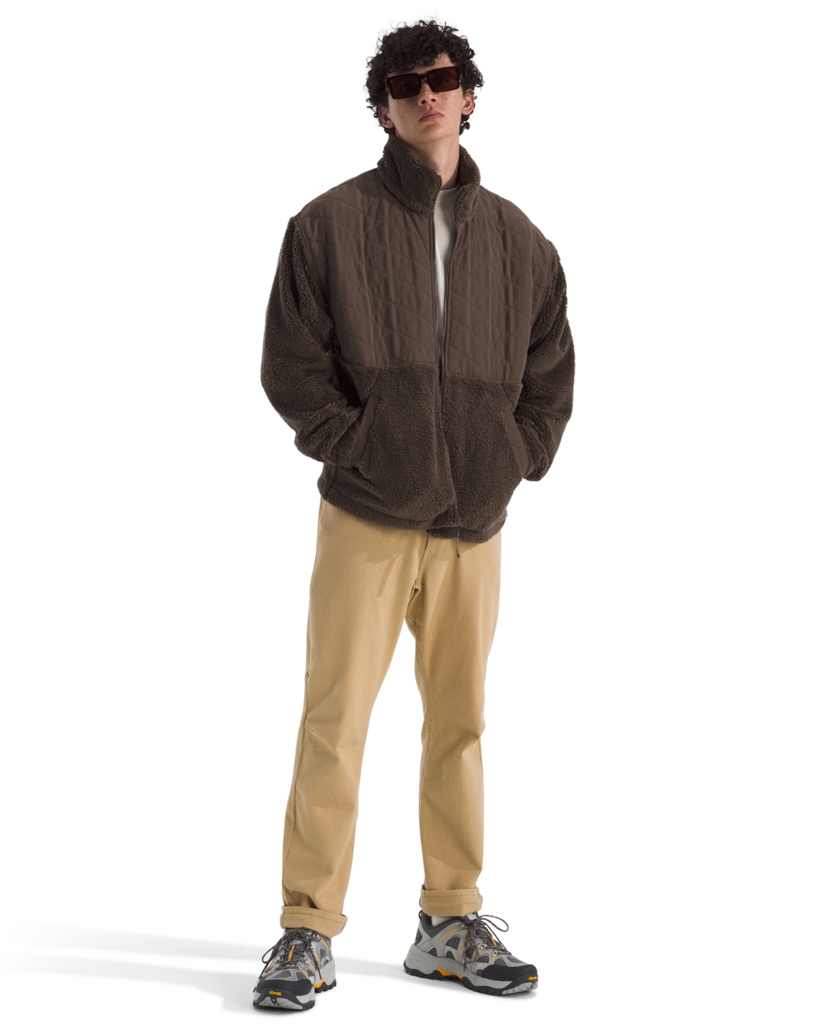 The North Face Men's Cabin Fleece Full Zip Jacket In Animal Print