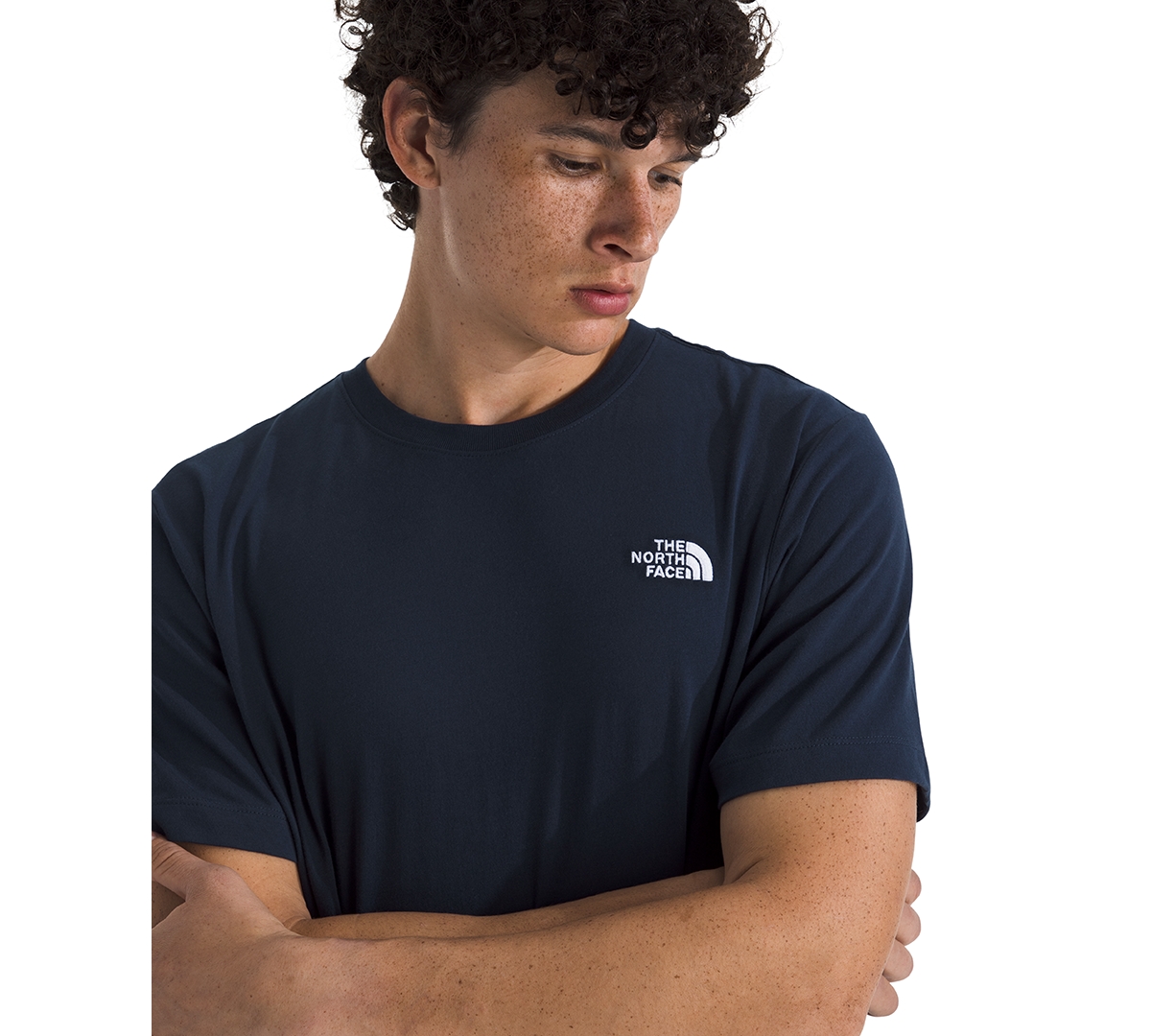 The North Face Men's Evolution Simple Dome Short Sleeve T-shirt In Blue