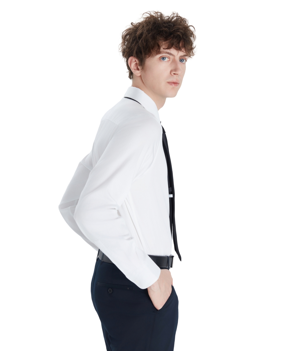 Bar Iii Men's Even Dot Print Dress Shirt, Macy's Exclusive In White