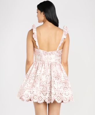 Women's Metallic Short Dress