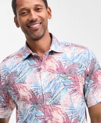 Men's Tortola Cartago Palms Short-Sleeve Shirt