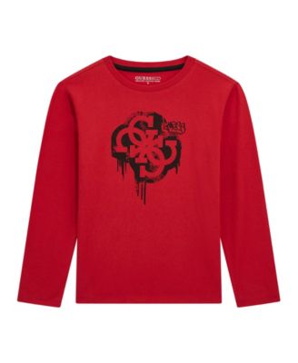 GUESS - Boys 8-18 Long-Sleeve Logo T-Shirt