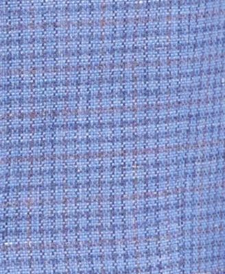 Men's Classic-Fit Wool-Blend Plaid Blazer