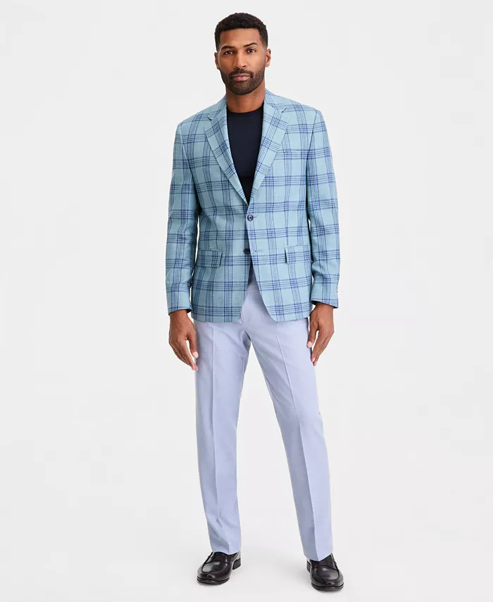 Men's Classic-Fit Silk & Wool Blend Sport Coat - thumbnail 7